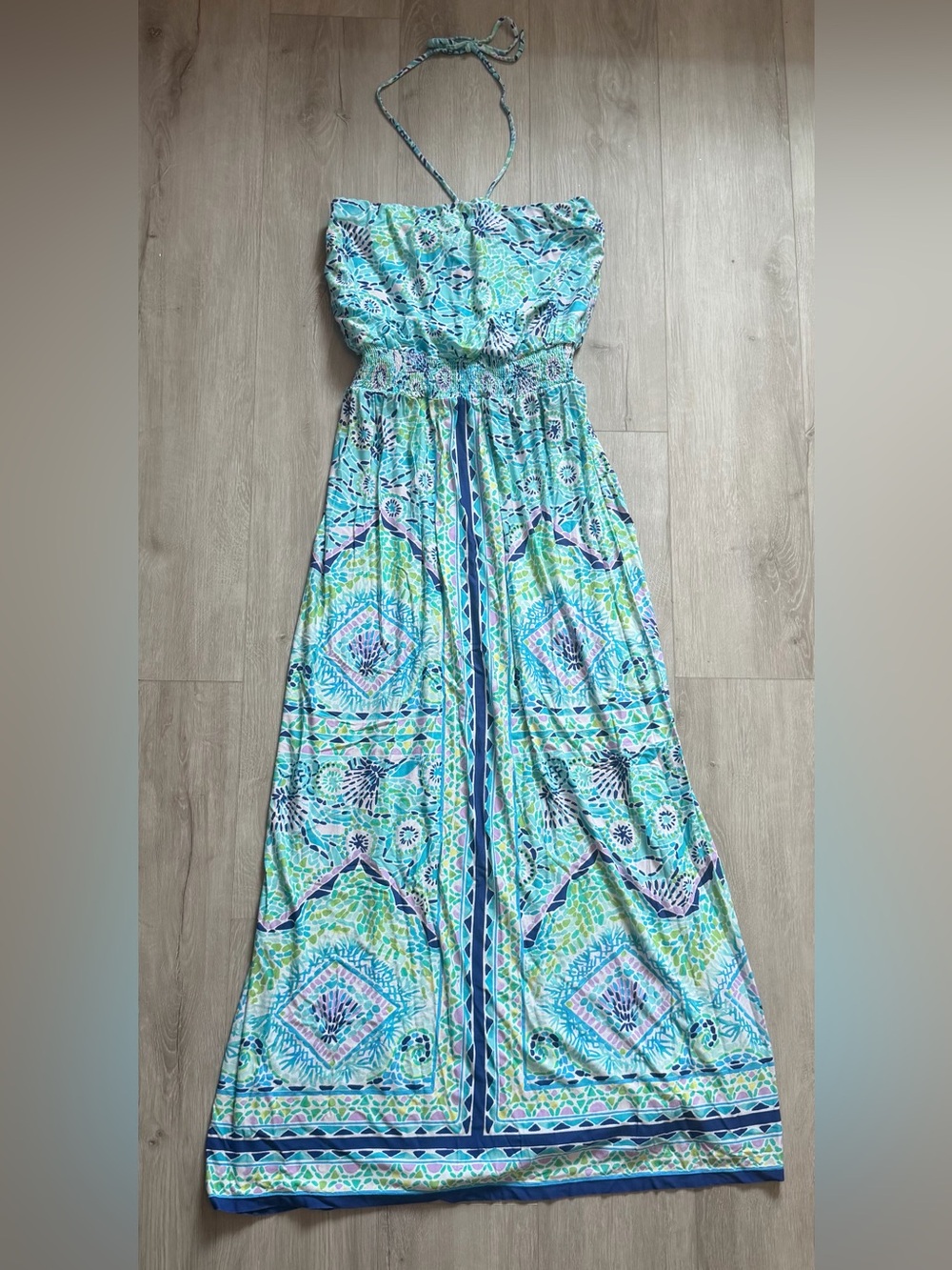 Lilly Pulitzer Marnie Strapless Maxi Dress in Open Water